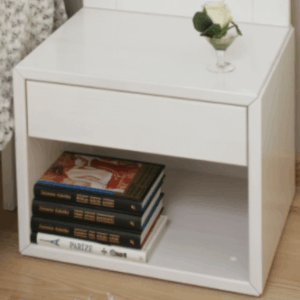 Nattduksbord "AMATA" utan panel med mjukstängningsmekanism